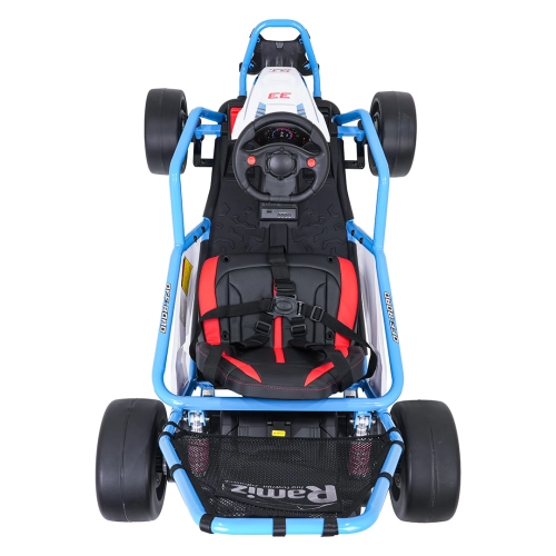 Gokart na akumulator dla dzieci TORNADO z Funkcją Driftu Niebieski DM-108